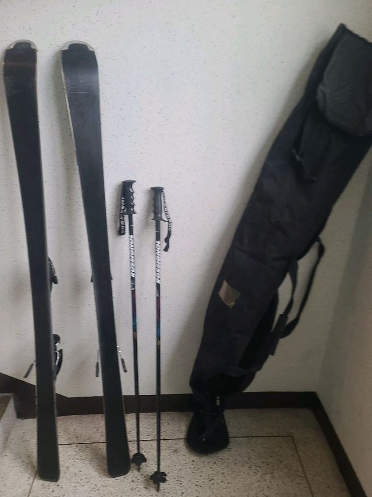 헤드 사이버 c110 데크 163 사이즈 로시뇰 스틱 가방 세트--7