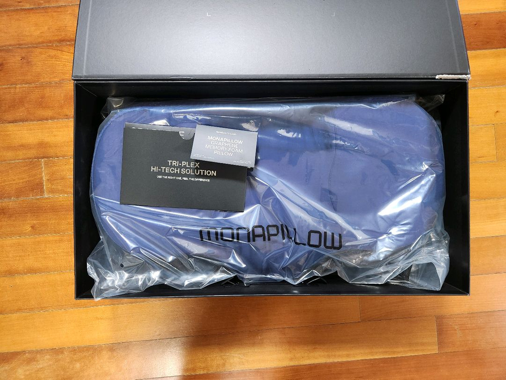 7.5cm 낮은 경추 베개 그래핀 소재 냉감 쿨링 모나필로 새상품--2