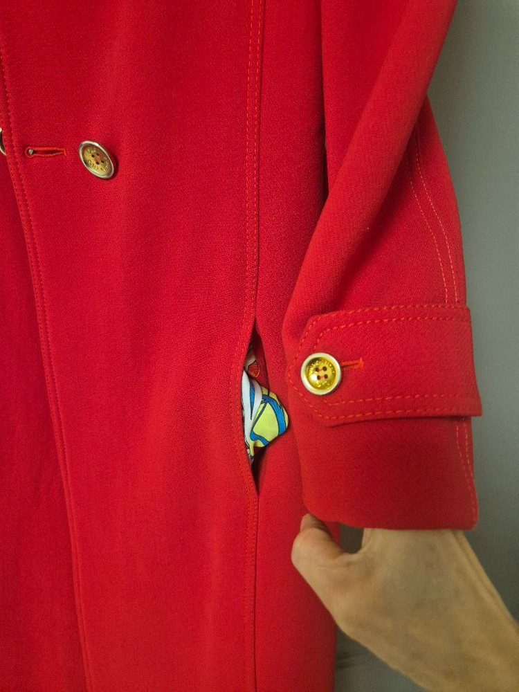 돌체앤가바나 금장버튼 트렌치 코트--5