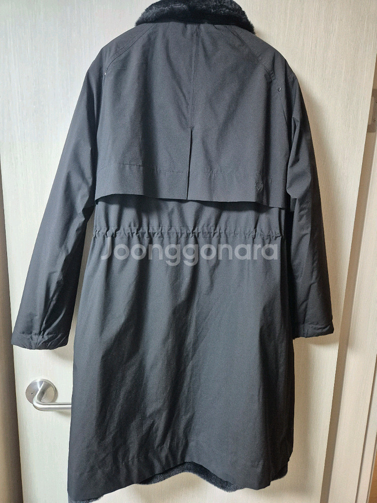 데상트 리버시블 플리스 롱패딩 자켓 점퍼 90 여성 (21년)--1