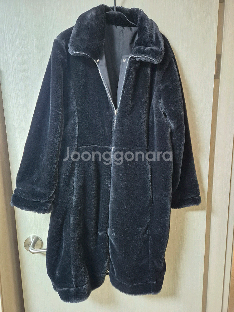 데상트 리버시블 플리스 롱패딩 자켓 점퍼 90 여성 (21년)--2