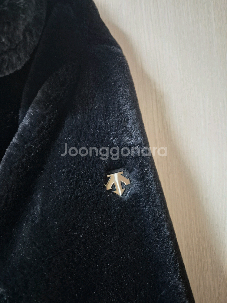 데상트 리버시블 플리스 롱패딩 자켓 점퍼 90 여성 (21년)--4