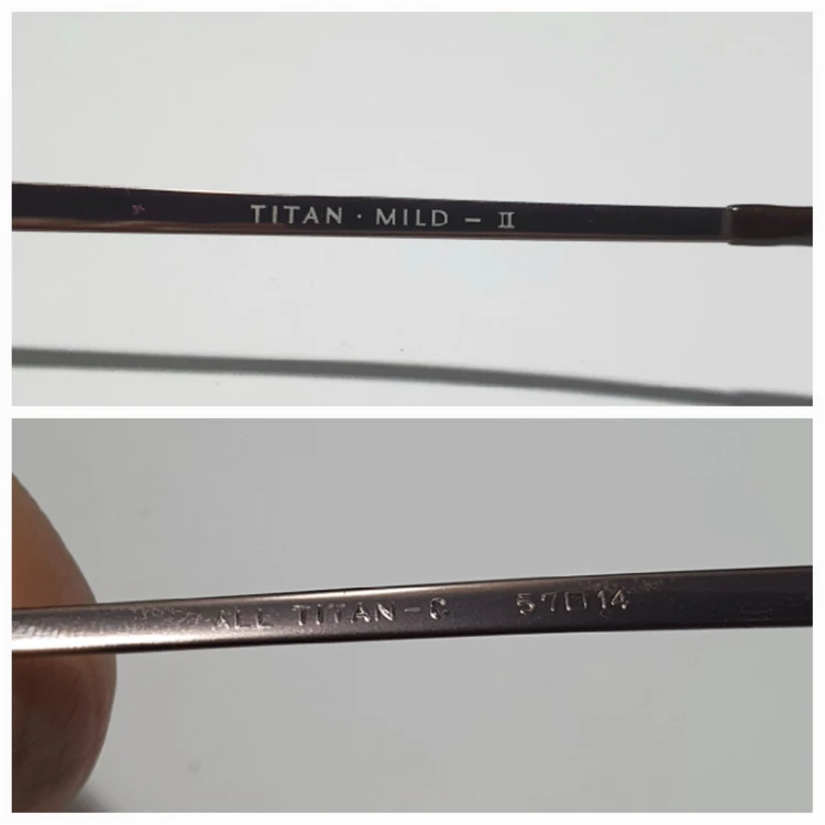 Titan mild-II 투브릿지 안경테 안경 빈티지 레트로 y2k 이미지