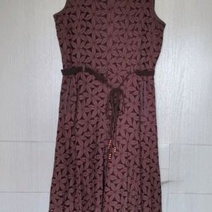 55~작은66) THEMA 펀칭면자수 롱원피스