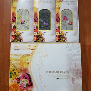 (새상품)로잘린자수 숙녀양말선물세트 여자양말 자수양말