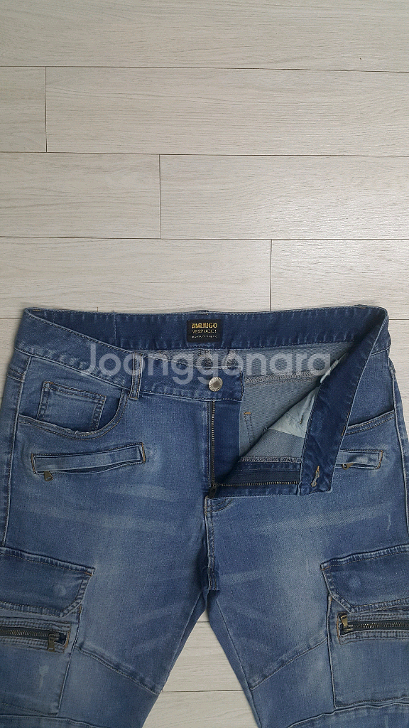 AMERIGO 카고청바지(사방스판) 34인치(No.22)드라이완료!--3