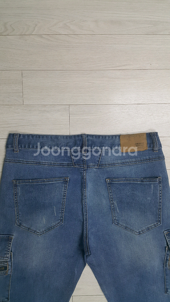 AMERIGO 카고청바지(사방스판) 34인치(No.22)드라이완료!--7