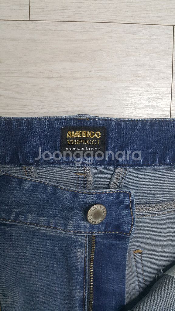 AMERIGO 정품(사방스판) 카고청바지 34인치(No.22)드라이완료!--4