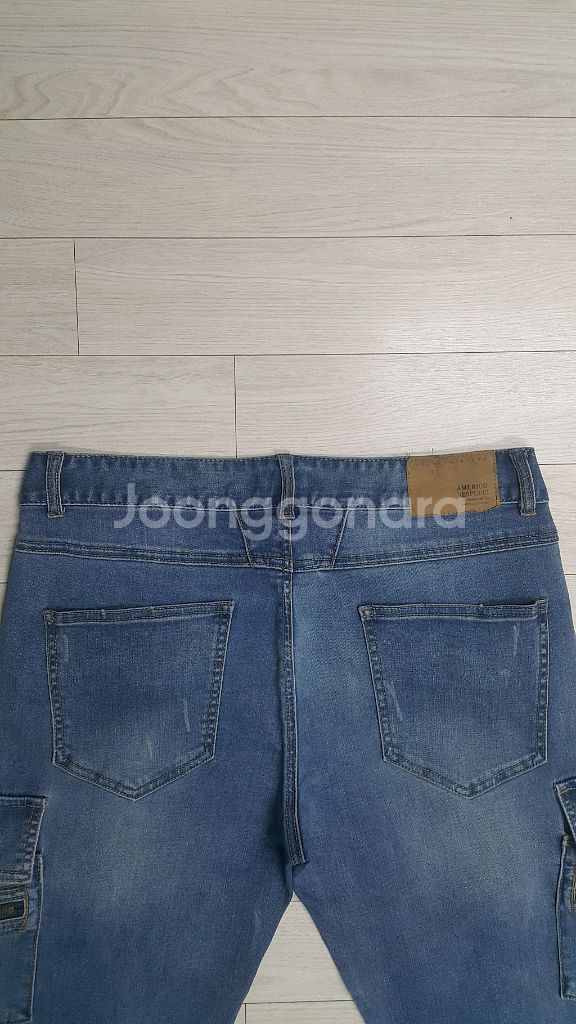 AMERIGO 정품(사방스판) 카고청바지 34인치(No.22)드라이완료!--7