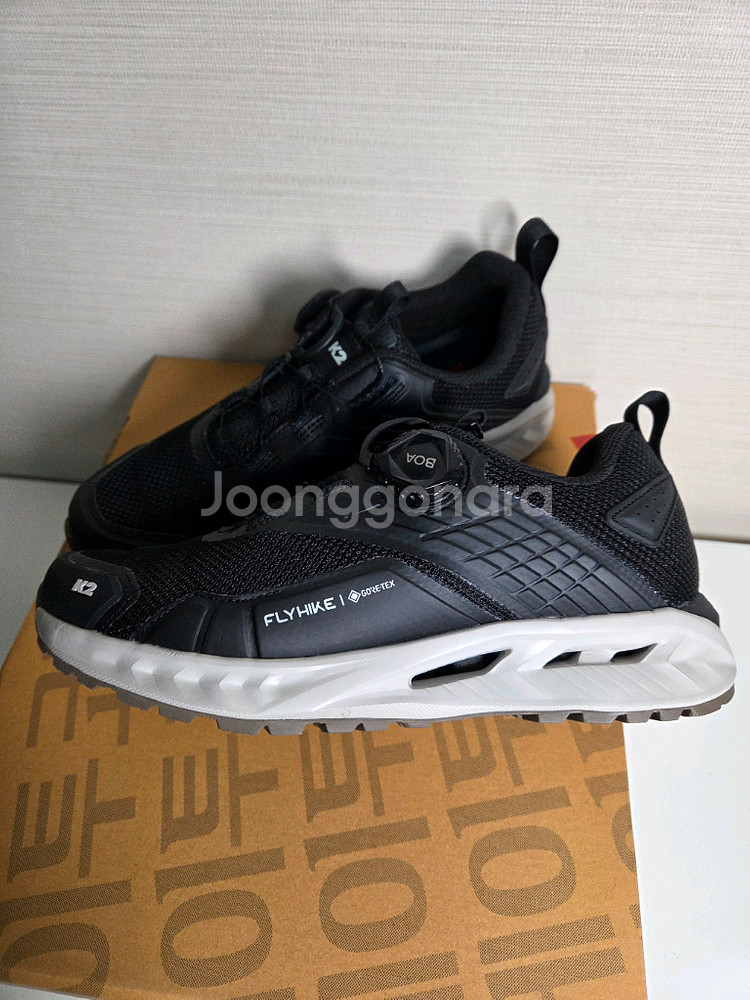 K2 고어텍스 보아핏 등산화 트레킹화 블랙 새상품--3