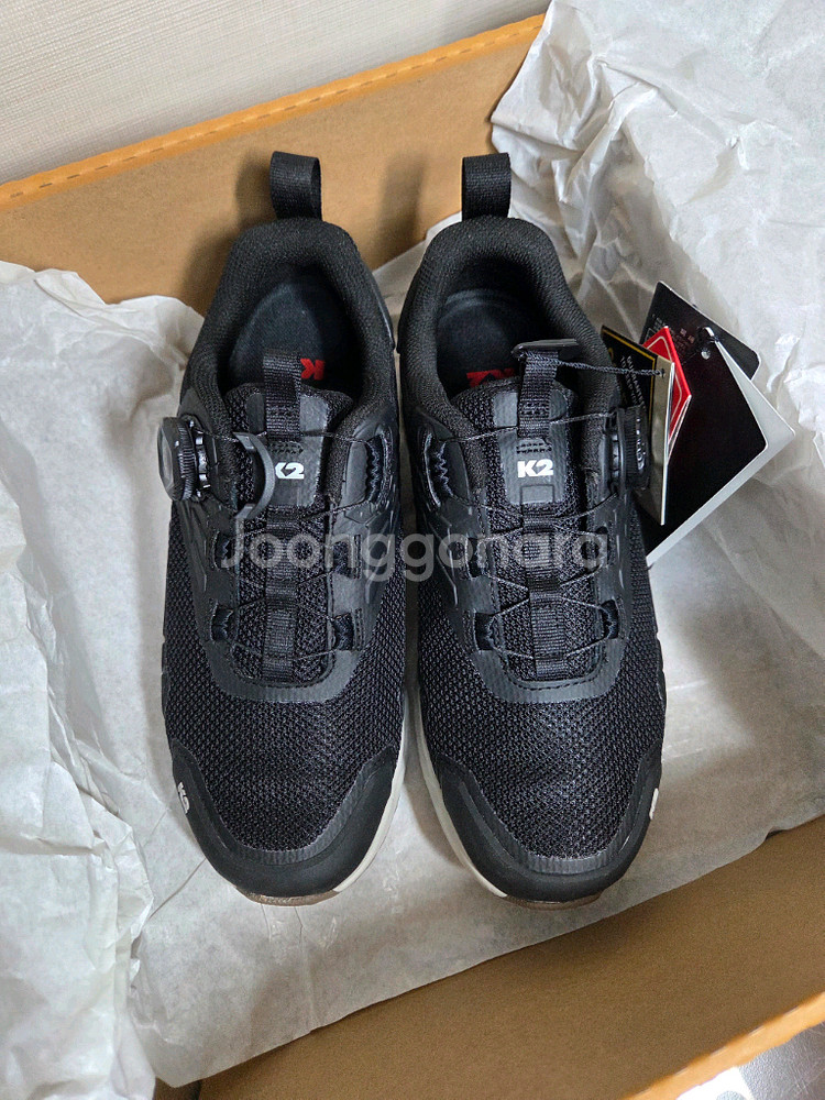 K2 고어텍스 보아핏 등산화 트레킹화 블랙 새상품--5