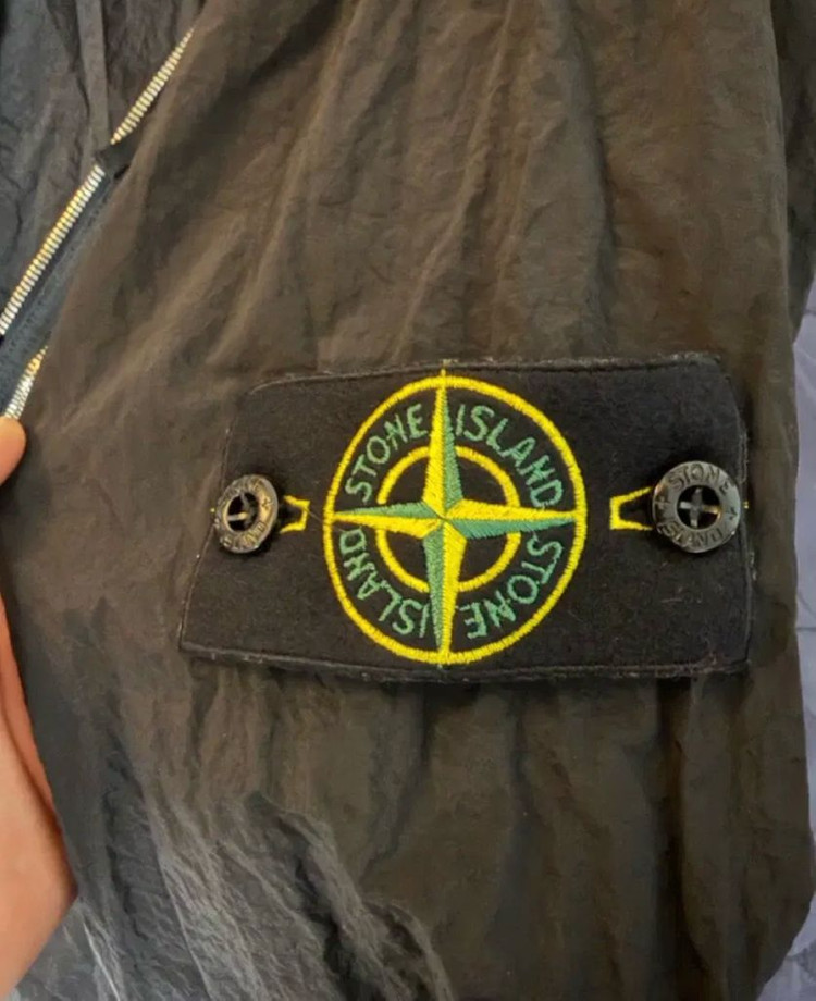 [XL]25SS 스톤아일랜드 크링클랩스 블랙 오버셔츠--5