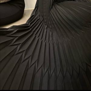 플리에 플리츠스커트 주름스커트 블랙 새상품 프리사이즈 / 블랙스커트 롱스커트/plie x jmade / plie p