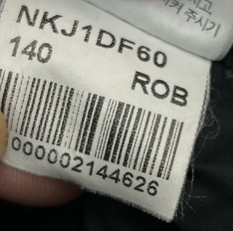 노스페이스 주니어 구스다운 패딩 (140) 이미지