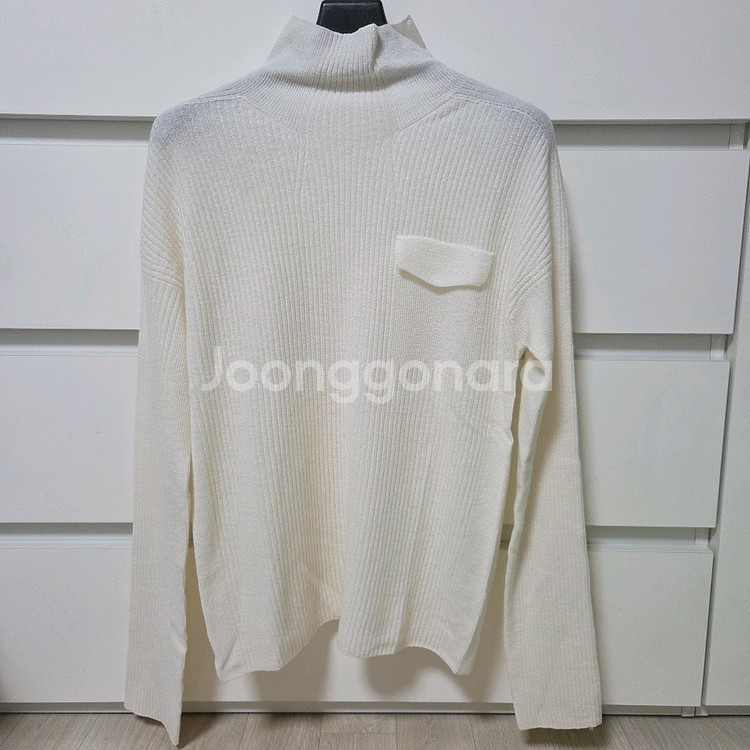 시스템 울 하이넥 니트탑 아이보리 랑방 마인 타임 더캐시미어 sjsj--2