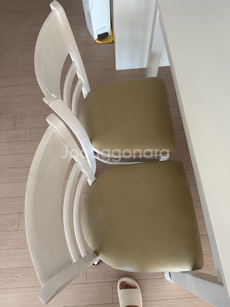 4인용 식탁 의자 세트--2