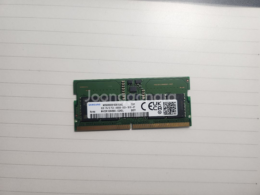 삼성 ddr5 8gb 노트북 램 판매합니다--2