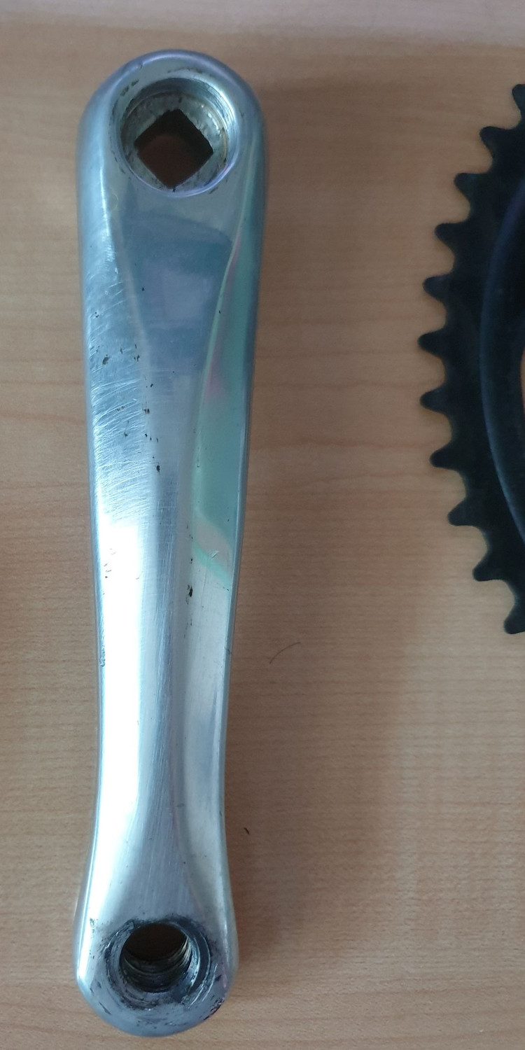 부품 처분> 자전거 크랭크 세트 및 쿠션 안장--4