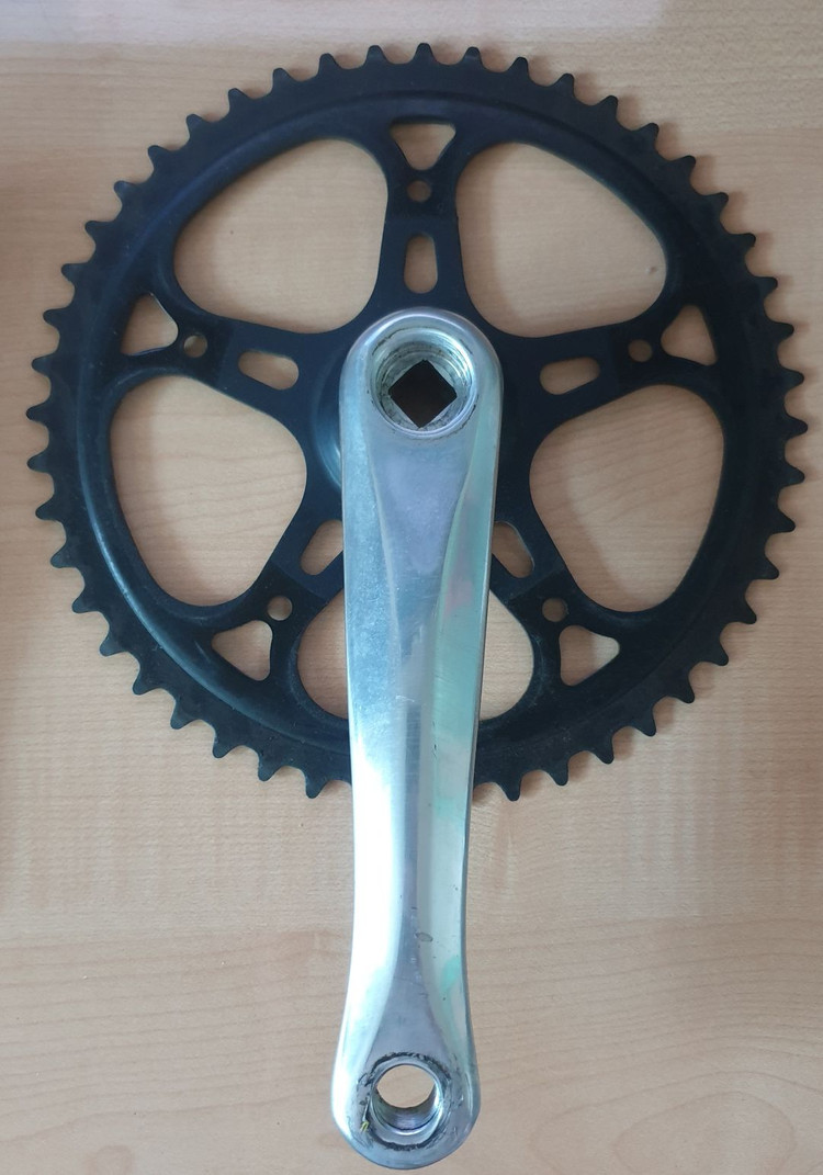 부품 처분> 자전거 크랭크 세트 및 쿠션 안장--5