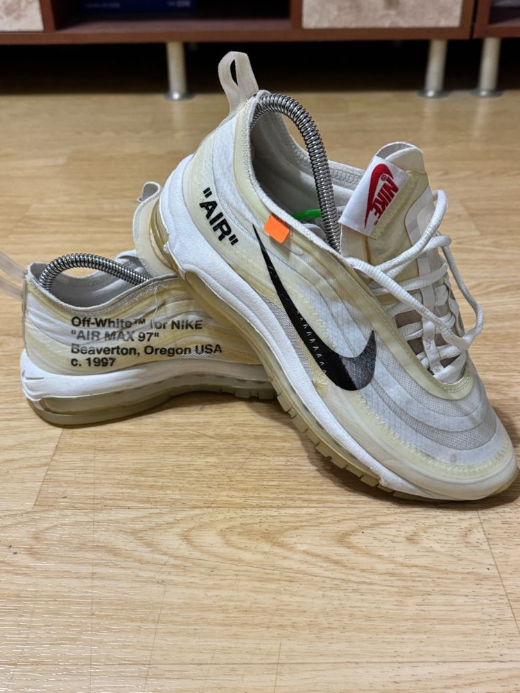 나이키 에어맥스 97 Off-White 260mm--6