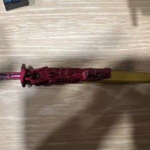 파워레인저 DX 엔진포스 엔진대장군 칼 파츠(도색처리) 판매합니다(염신전대 고온자)