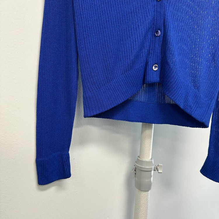 마르지엘라 블루 스티치 가디건--3