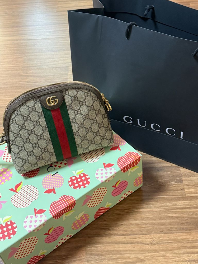 GG 수프림 캔버스 미니 파우치--0