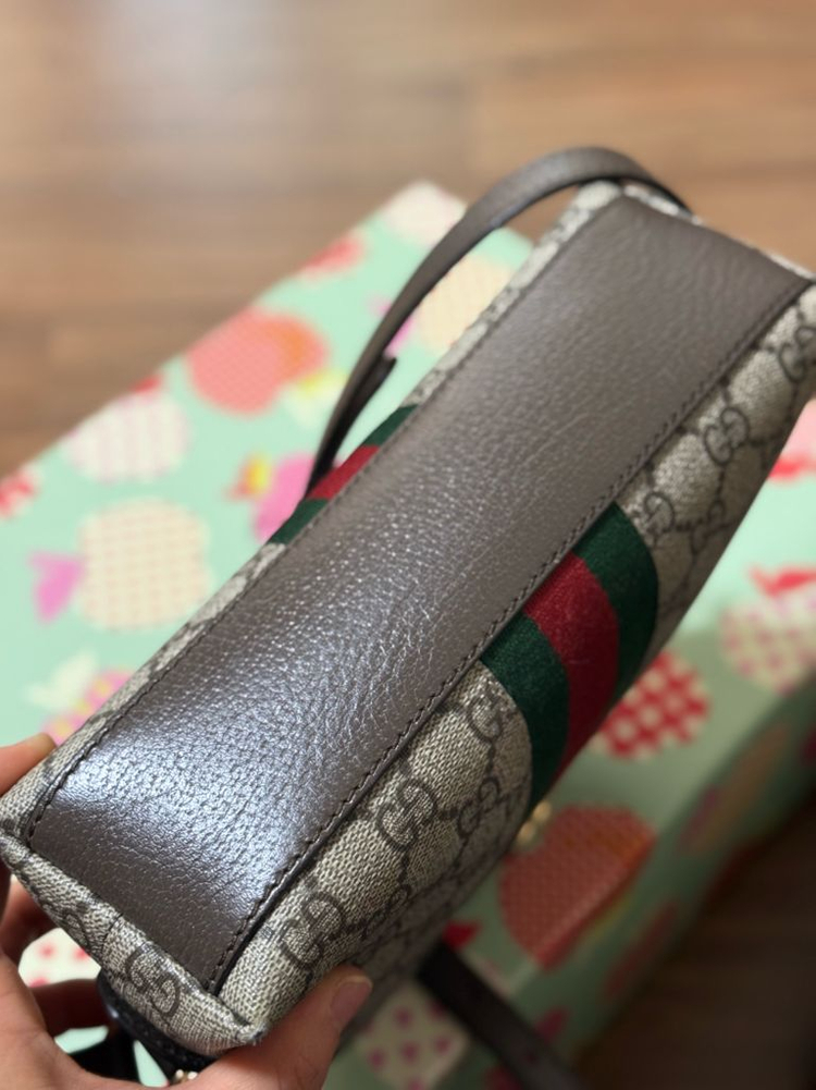 GG 수프림 캔버스 미니 파우치--2