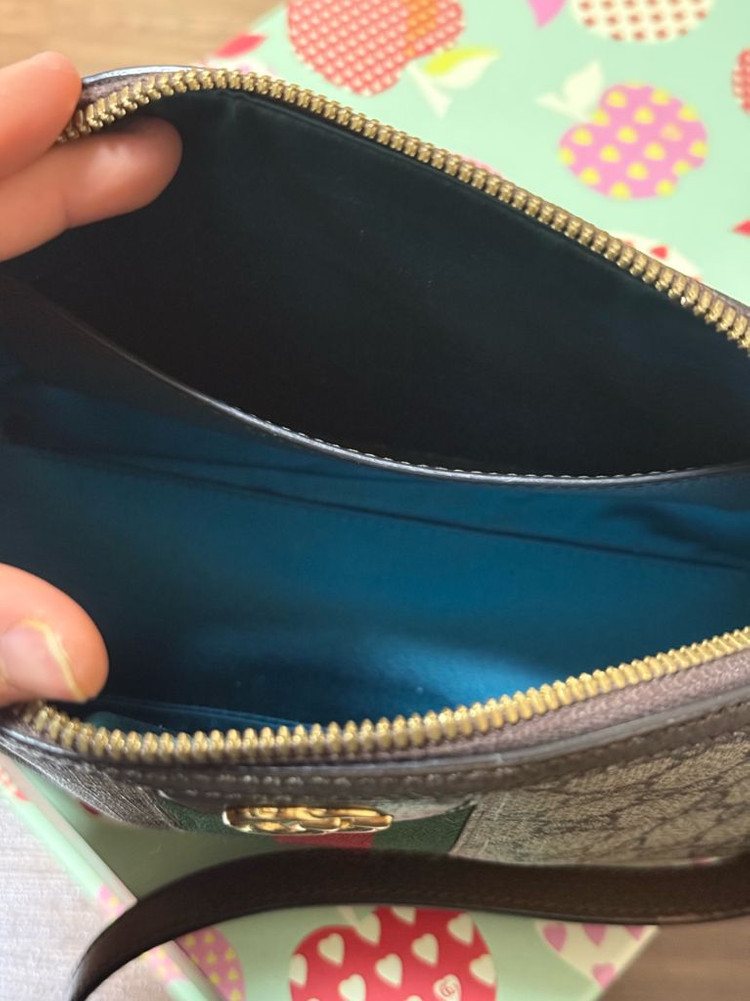 GG 수프림 캔버스 미니 파우치--3