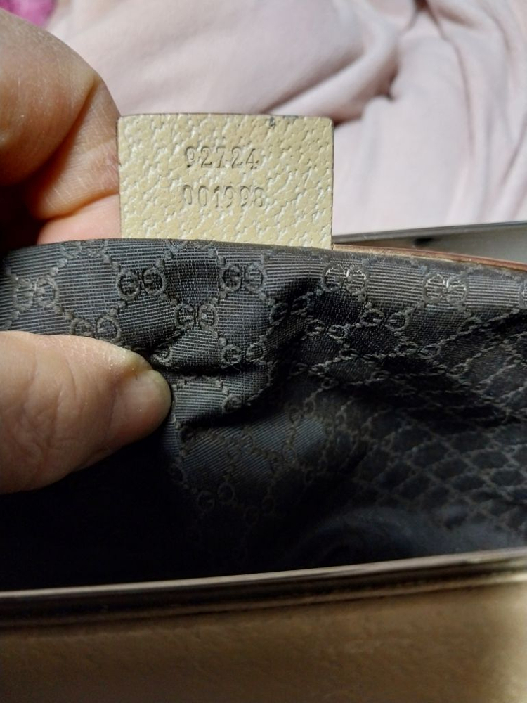 정품구찌숄더백--9