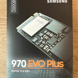 미개봉 삼성 970 EVO Plus M.2 NVMe SSD 500GB