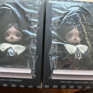 (무배)팝마트 스컬판다 웬즈데이 뉴욕 한정 클래식 드레스 미개봉