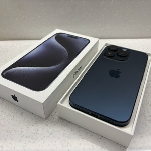 아이폰 15 Pro 블루 티타늄 256GB