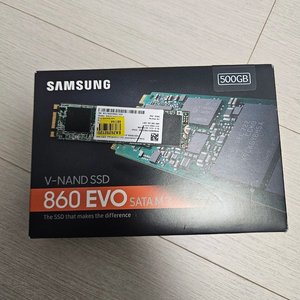 삼성 860 EVO SATA M.2 500GB SSD