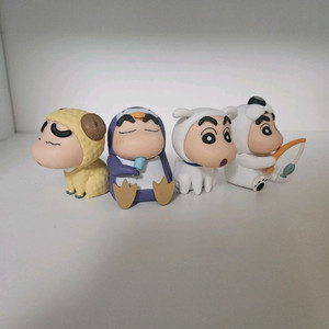 짱구 동물 코스프레 가챠 캡슐토이 가샤폰 피규어 펭귄 북극곰 양 흰둥이 강아지 개