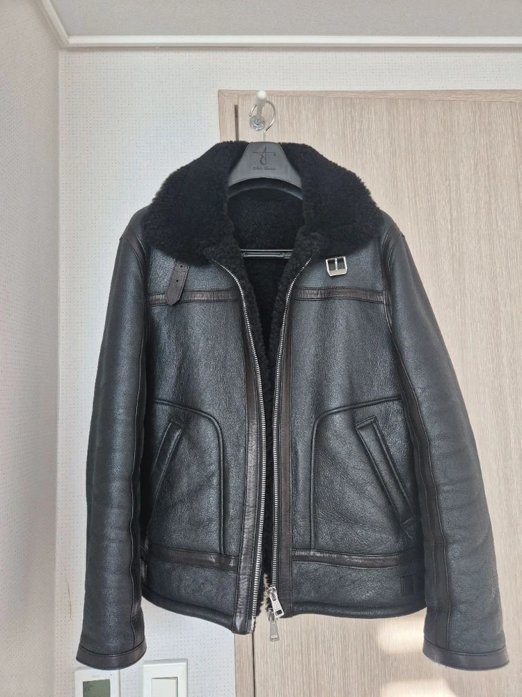 느와르라르메스 블랙 무스탕 자켓 46 교환 or 판매 이미지