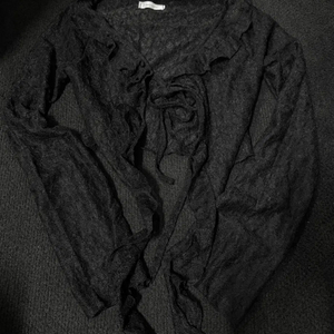 빈티지 페어리 프릴 레이스 가디건 크루빈티지 파우닝 큐빈