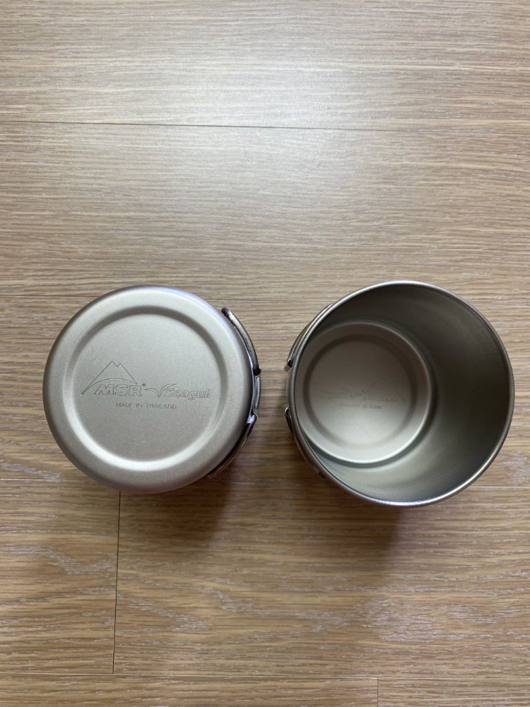 MSR 티탄컵 2개 (새상품)--3