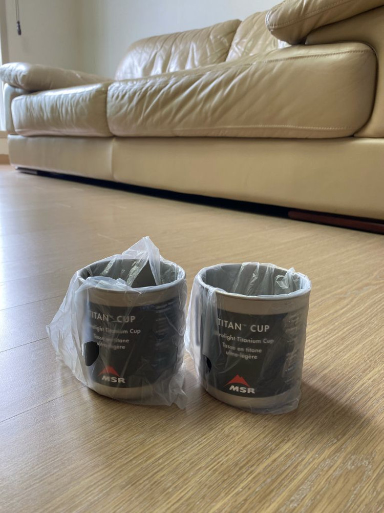 MSR 티탄컵 2개 (새상품)--4