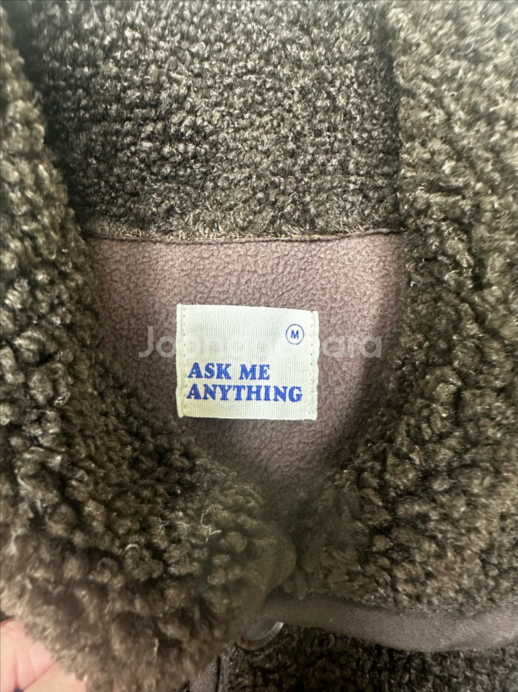 에스크미에니띵 뽀글이 자켓 M--4