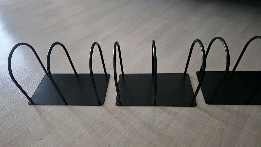 위즈홈 고강도 철제 책꽂이 3개--1