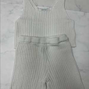 데이먼스이어 골지 니트 상하의 세트 2사이즈