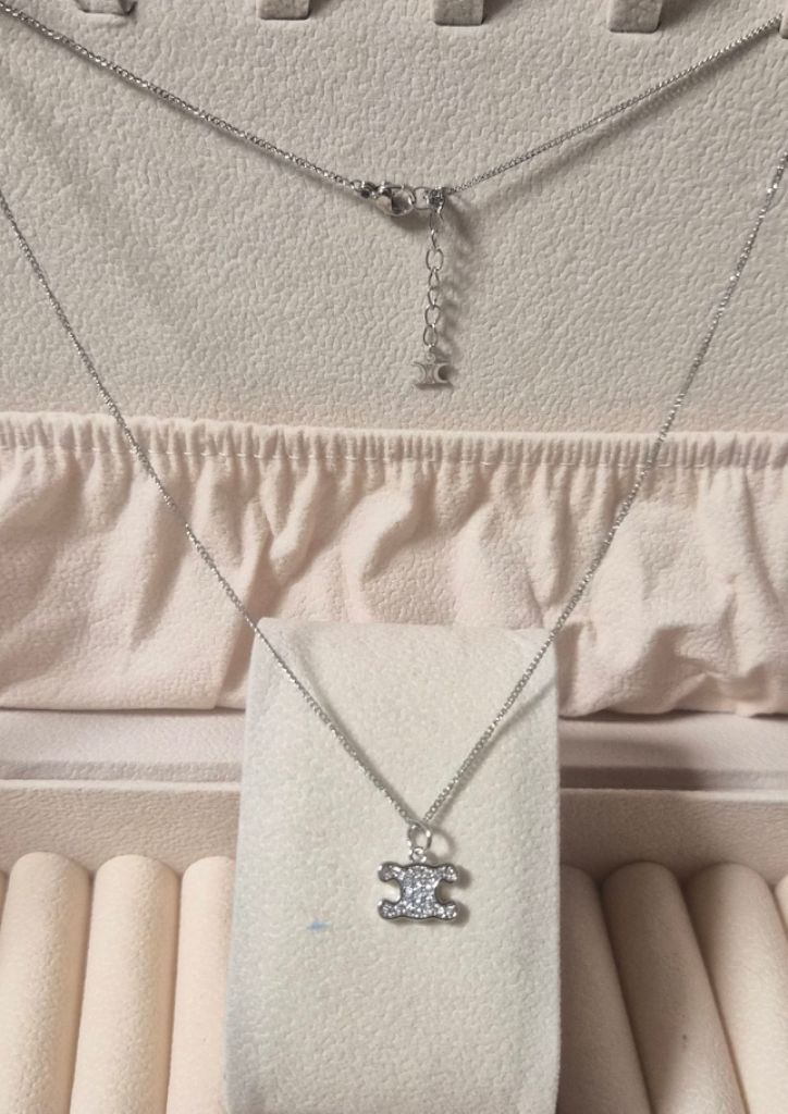 셀 로고 실버목걸이 트리옹프 트리옹페 (새상품)--1