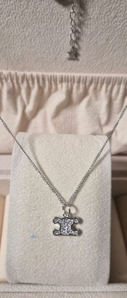 셀 로고 실버목걸이 트리옹프 트리옹페 (새상품)--2