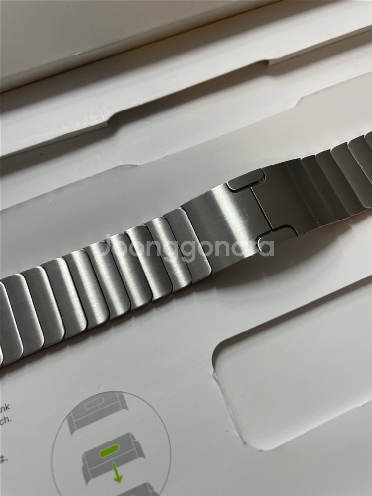 애플워치 링크브레이슬릿 실버 38mm SS급--2