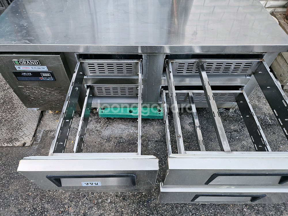 그랜드우성 낮은 서랍냉장고 1500x700 간냉식(GWFM-150LDT) 판매1--3