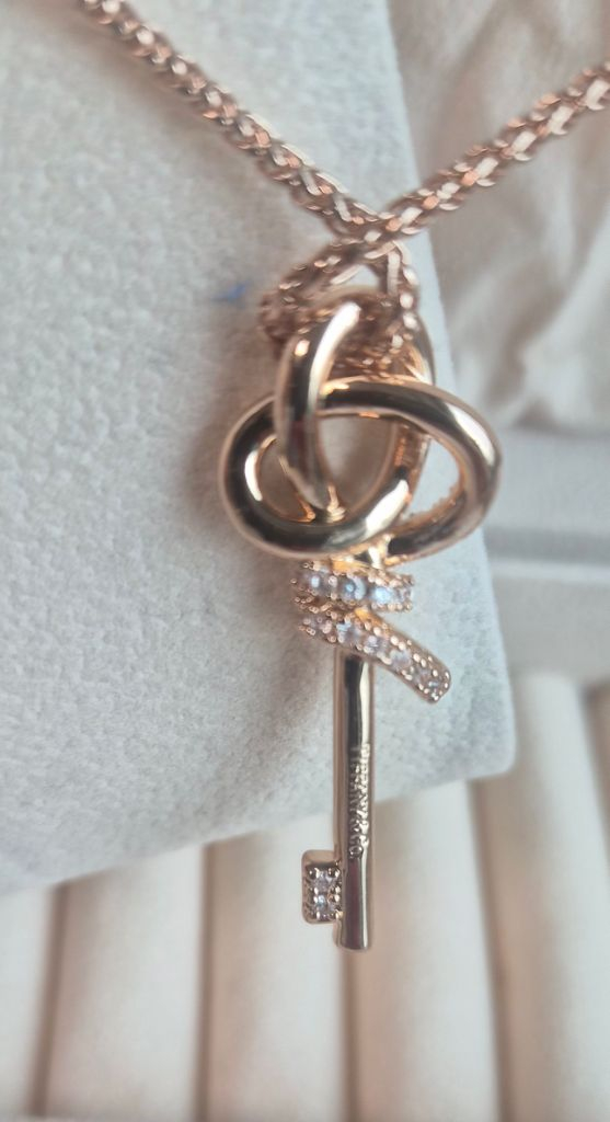 티스타일 큐빅열쇠 목걸이 로골 초고퀄 (새상품)--2