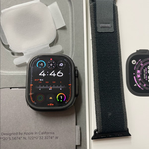 애플워치 울트라3 블랙 SSS급