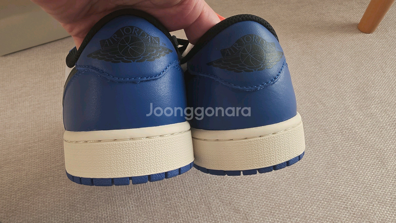 나이키 에어조던 로우1 게임로얄 275 새상품 정품 나코탭--4