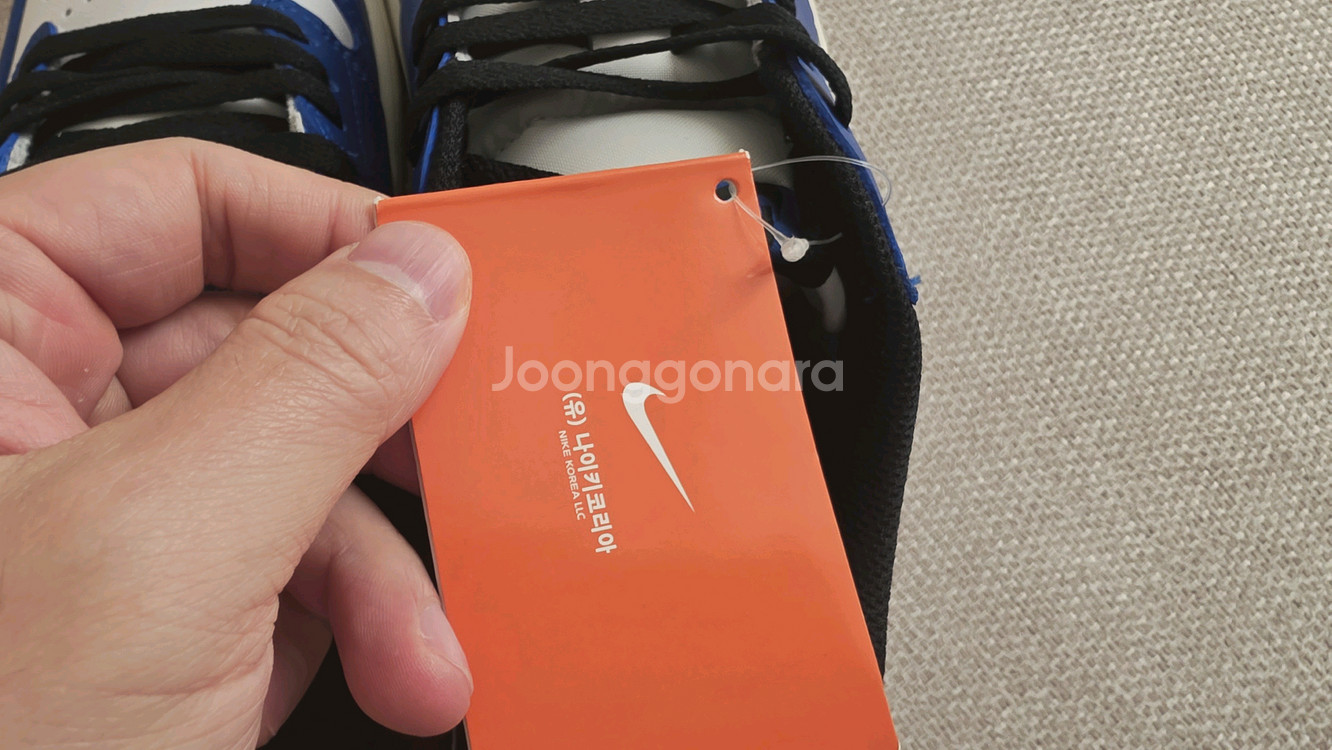 나이키 에어조던 로우1 게임로얄 275 새상품 정품 나코탭--7